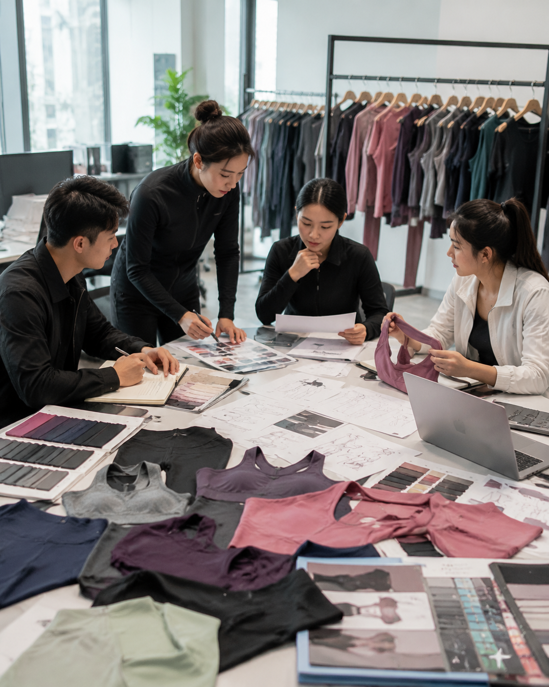 Activewear manufacturer office