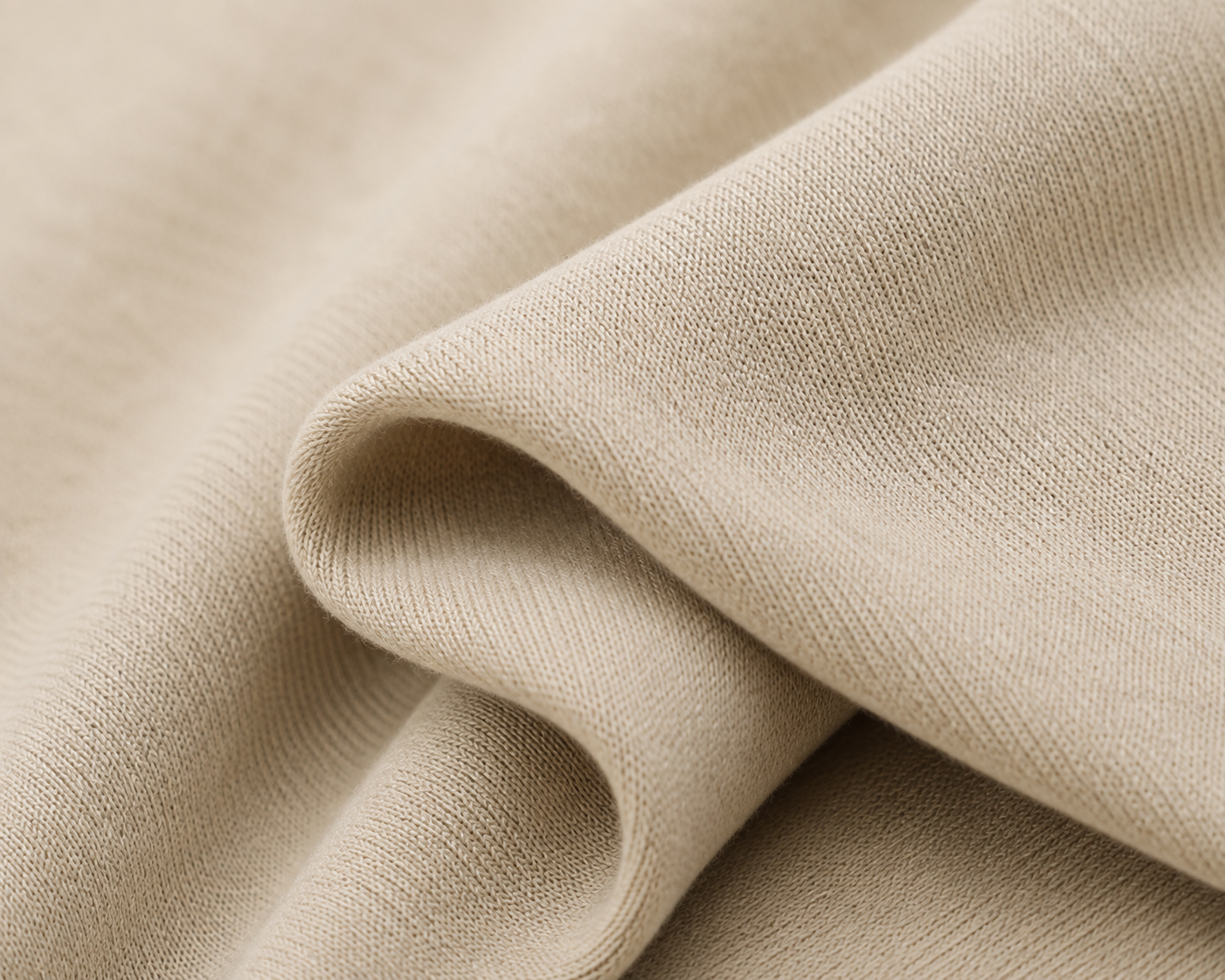 Soft cotton jersey fabric
