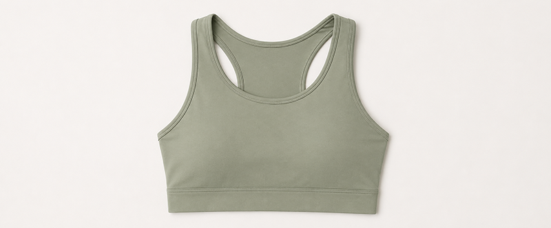 Custom crop top sample and fitting development