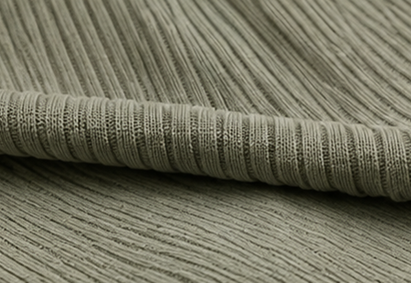 Ribbed knit fabric for custom crop tops