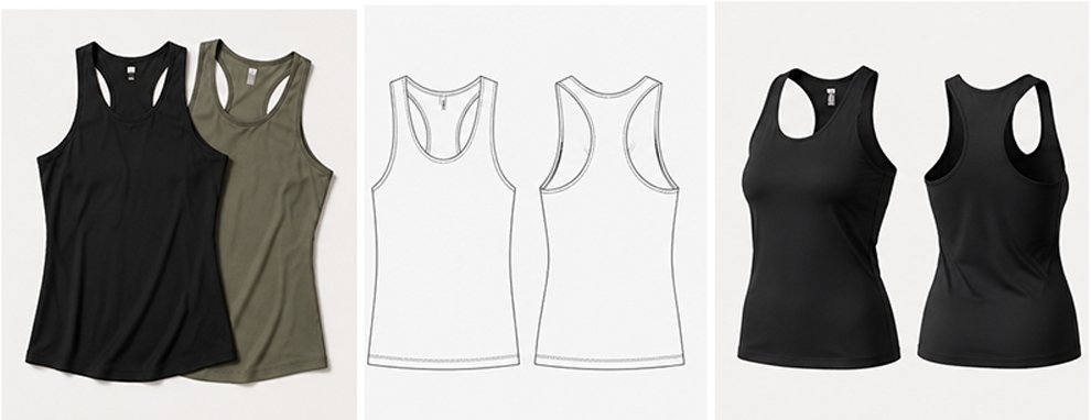 Custom tank top product design and development