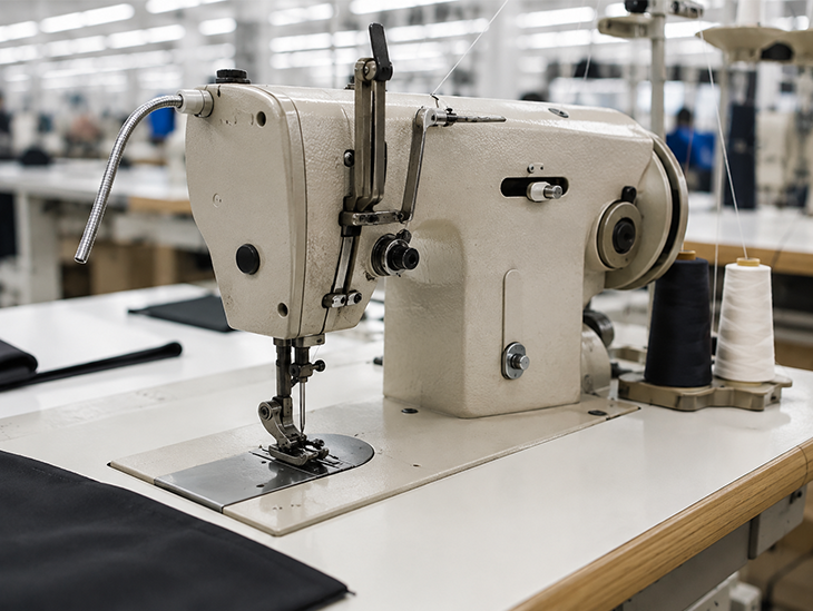Garment sewing process