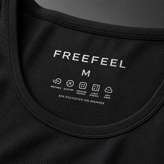 Custom heat transfer neck label