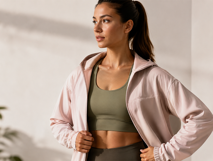 Custom lifestyle and athleisure crop tops