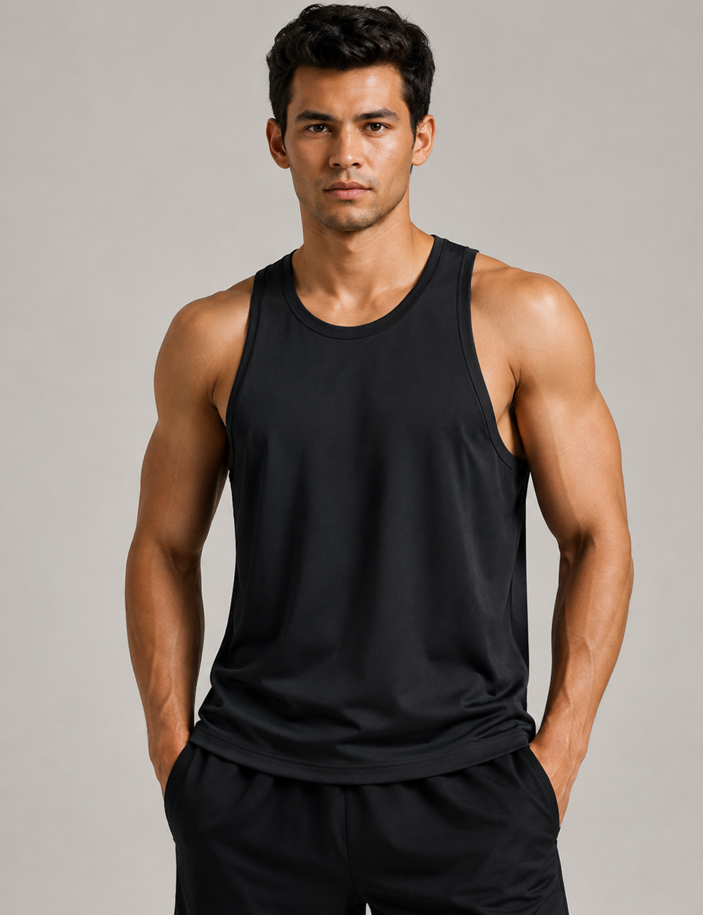 Custom men's training tank top
