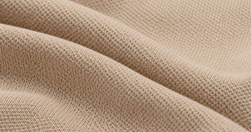 Cotton pique fabric texture