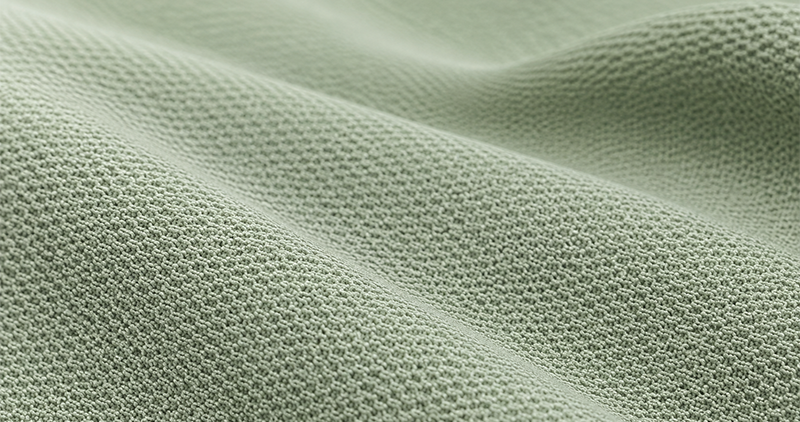 Polyester pique fabric texture
