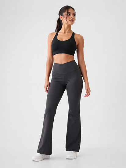 Regular fit flare pants