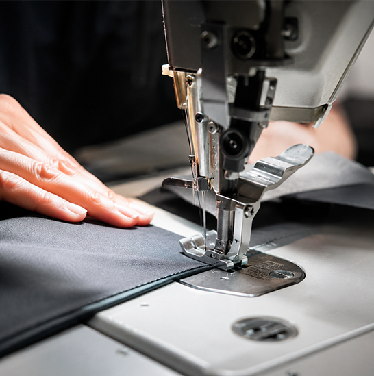 Flare pants sample making process
