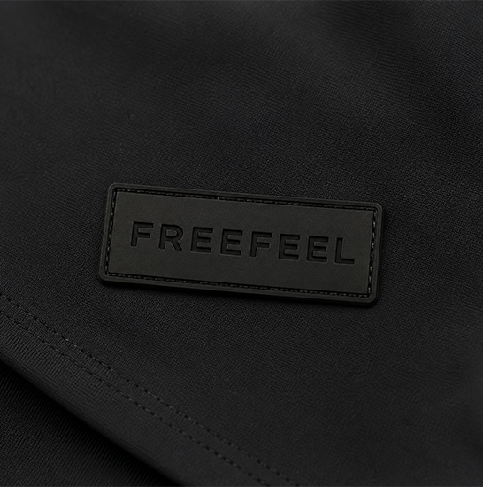 Custom silicone logo on activewear