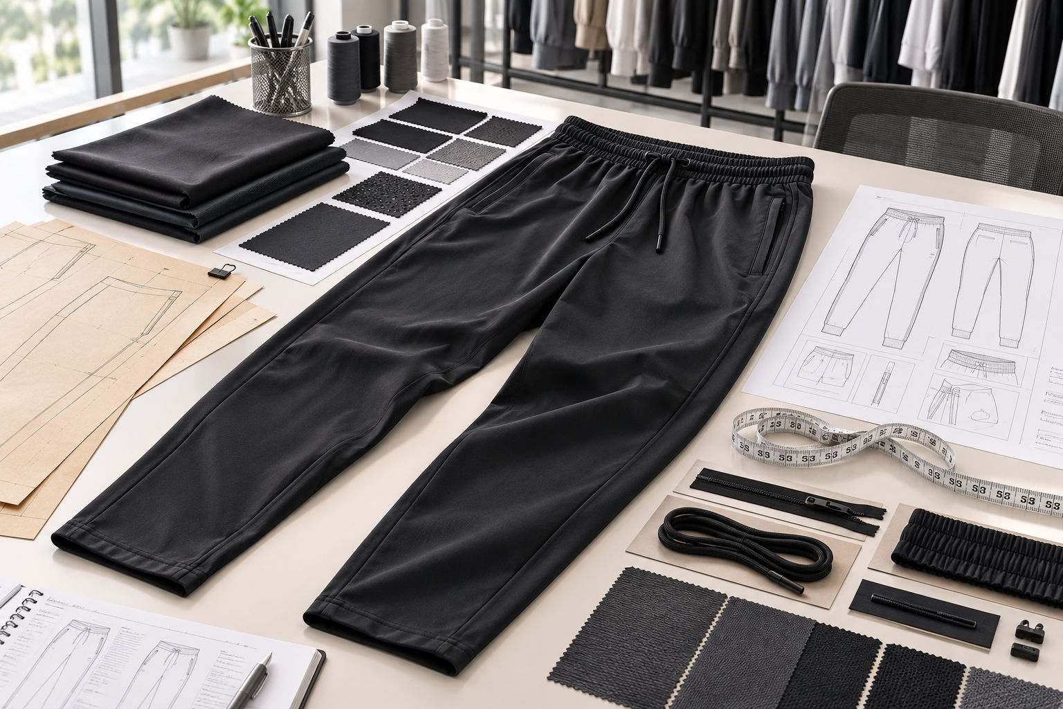 Track pants prototype sample