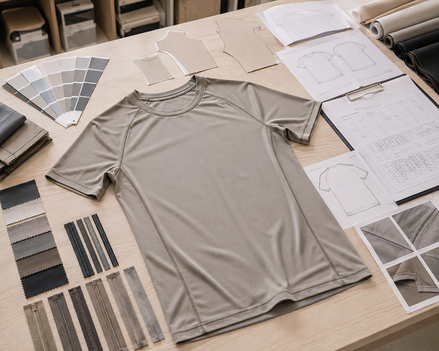 Custom short sleeve shirt sample