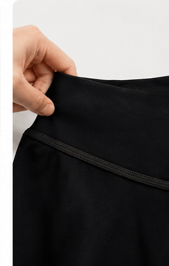 Flare pants waistband recovery test